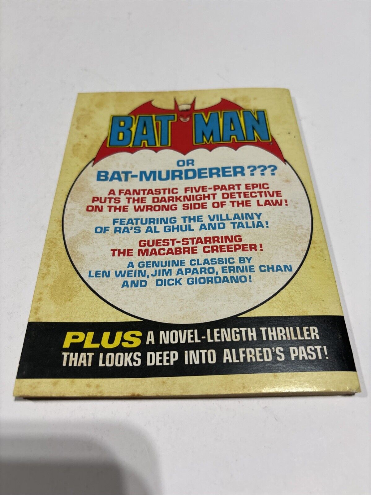 Batman #9 Blue Ribbon Digest (1981) Batman Newsstand