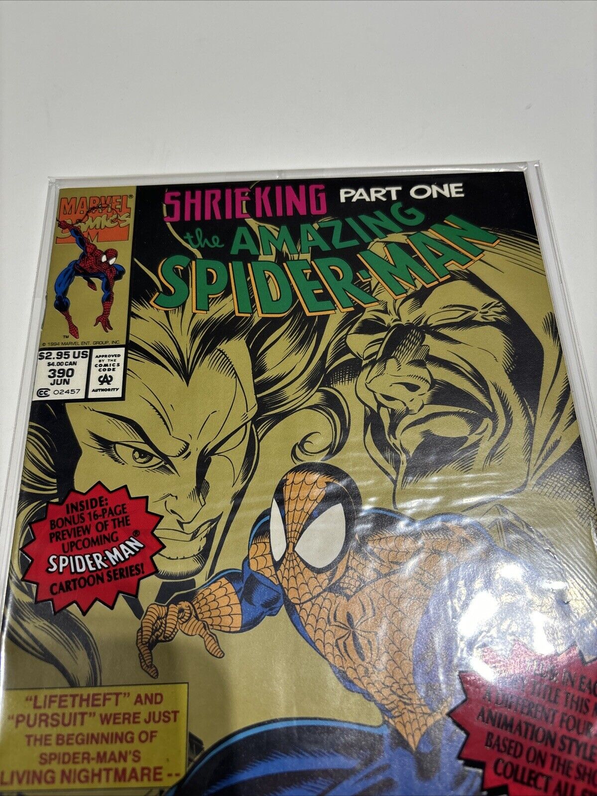 Amazing Spider-Man #390 (Marvel Comics) Pollybagged Newsstand