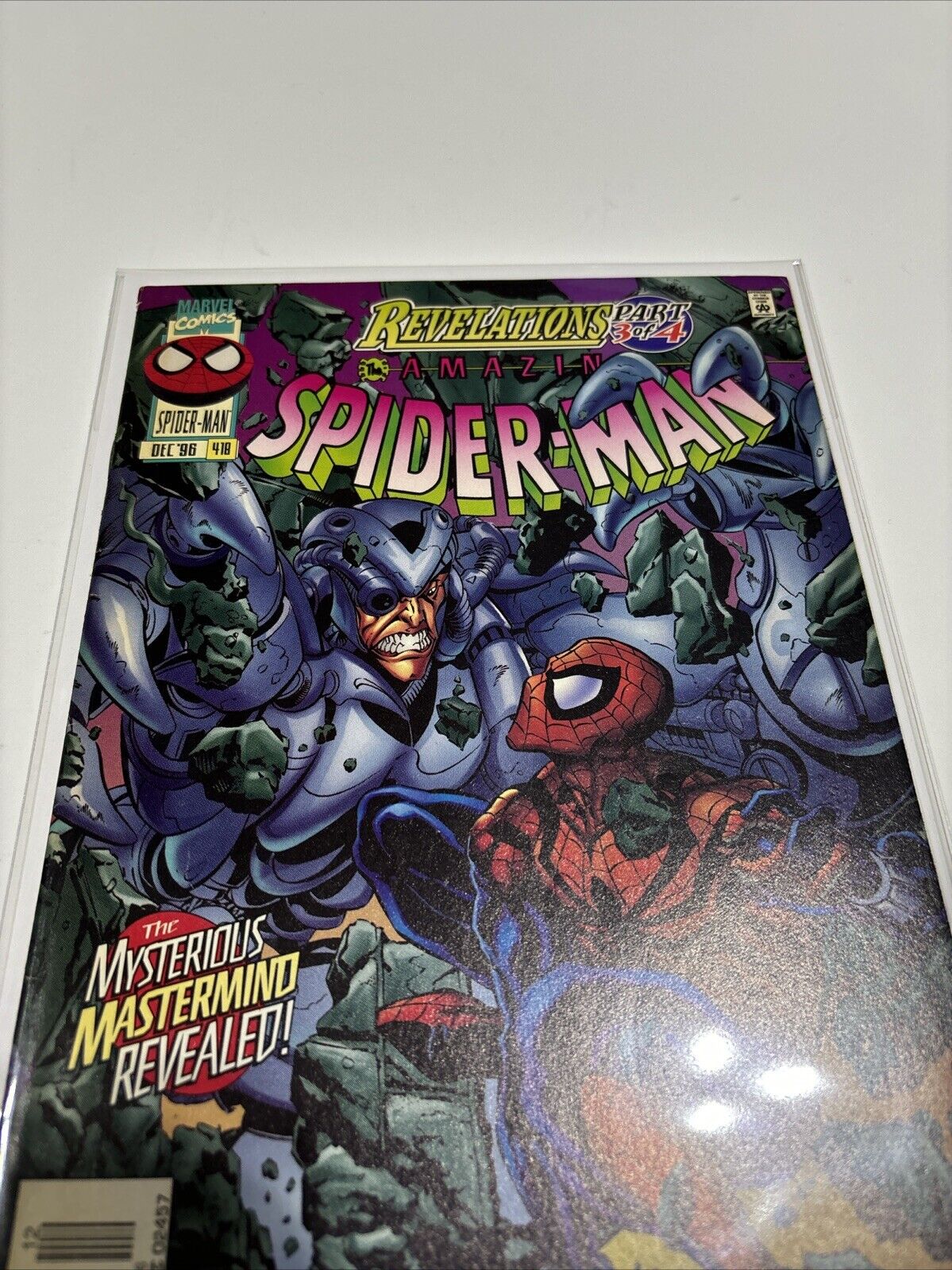 Amazing Spider-Man #418 (Marvel Comics) Newsstand Revelations PT 3 Mysterio