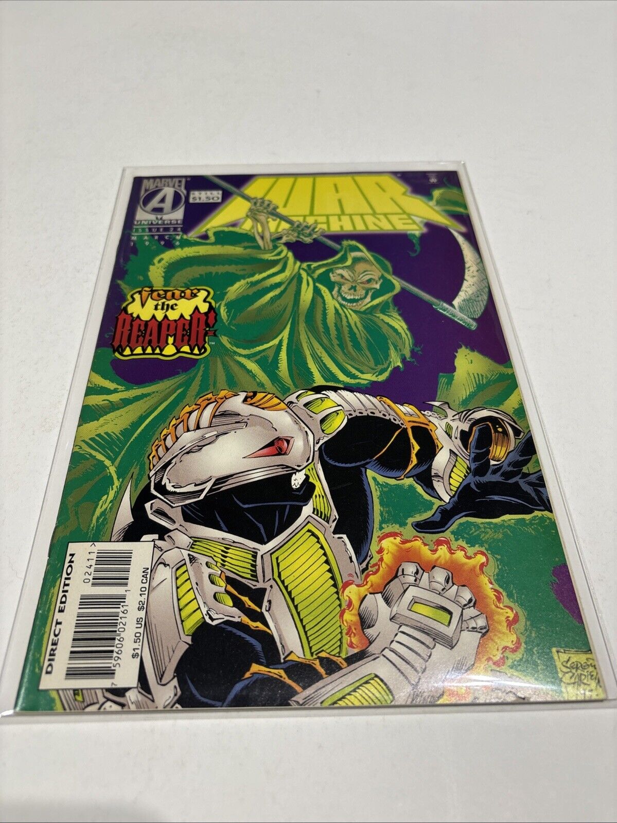 War Machine Vol. 1, #24 (1996)   “Time Will Tell”