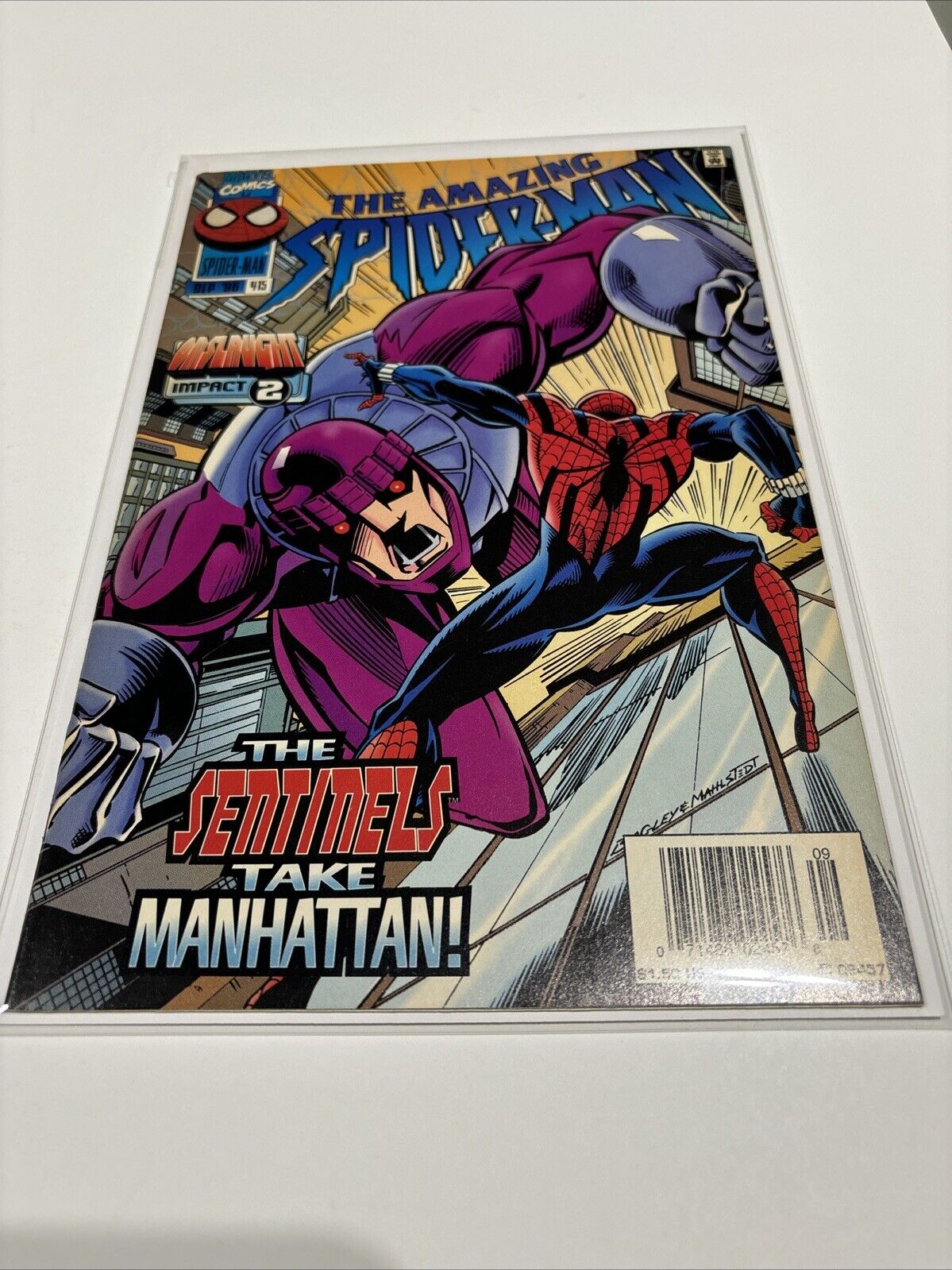 Amazing Spider-Man #415 (Marvel Comics) Newsstand The Sentinels