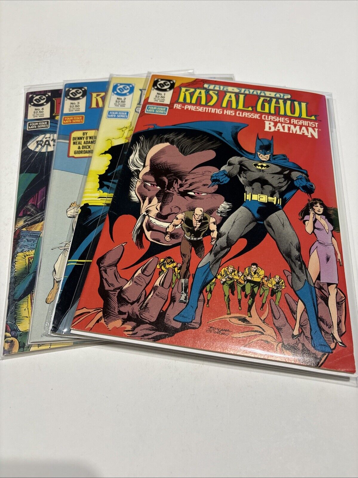 Batman: The Saga of Ra's Al Ghul Miniseries (1988) #1-4 Complete Set Neal Adams