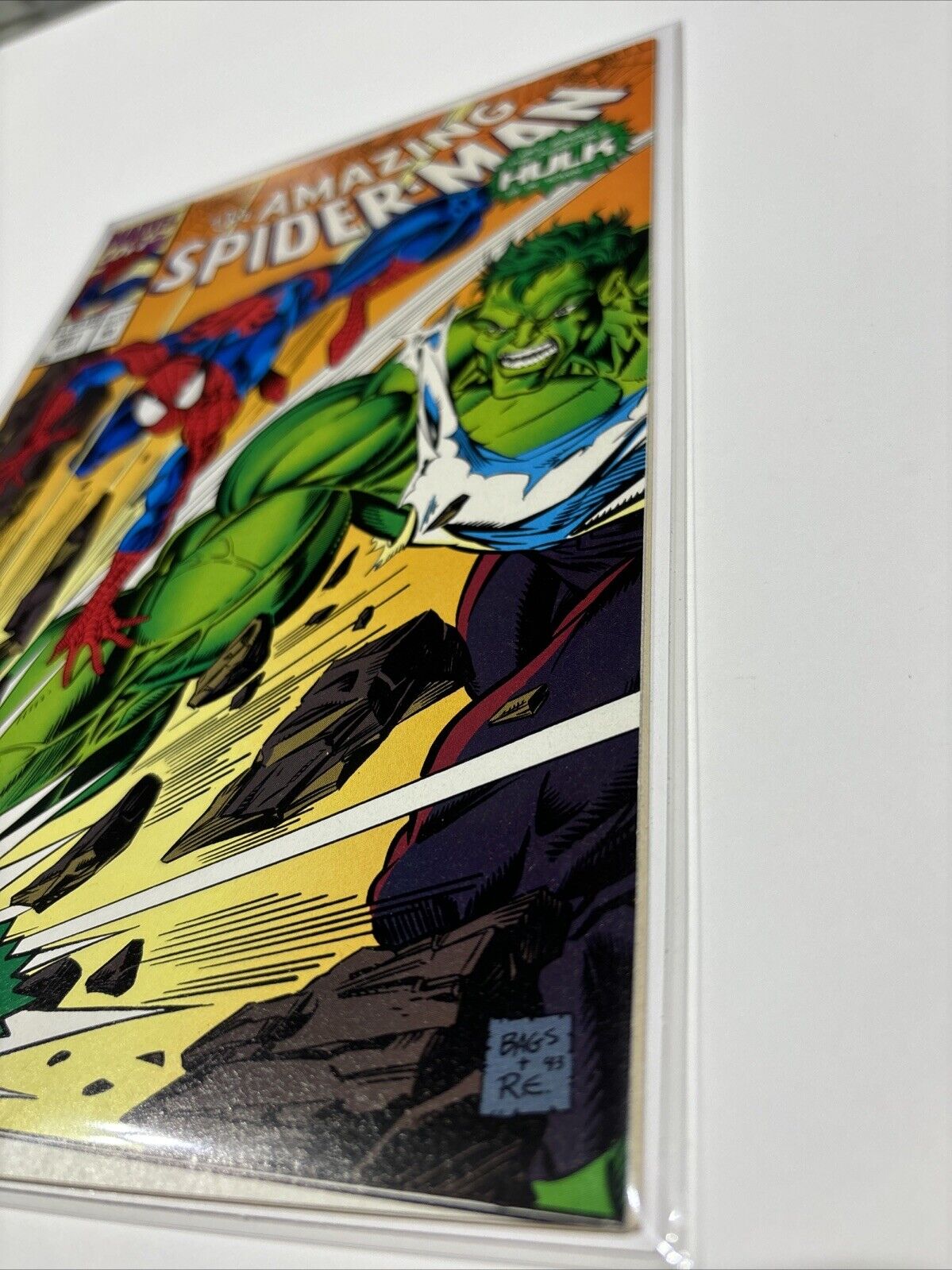 Amazing Spider-Man #381 (Marvel Comics) Hulk is in Town Newsstand