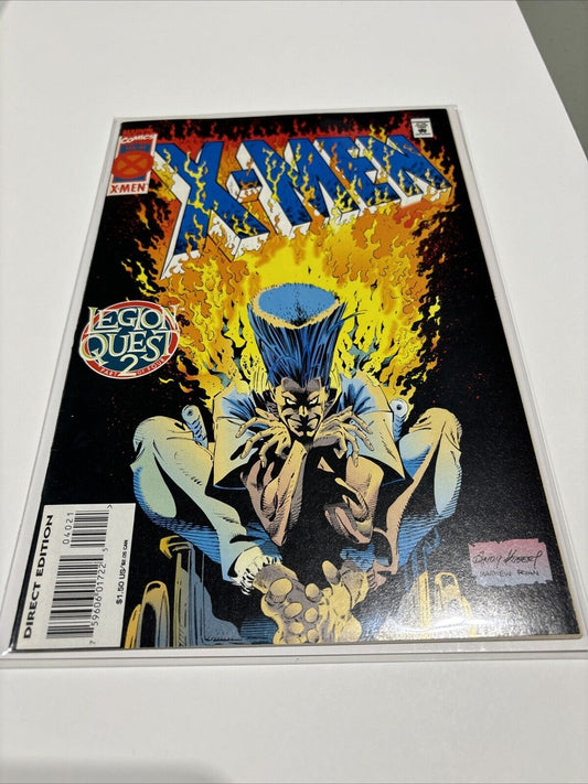 X-Men #40 (Marvel, 1991-2001) Legion Quest part 2 Andy Kubert