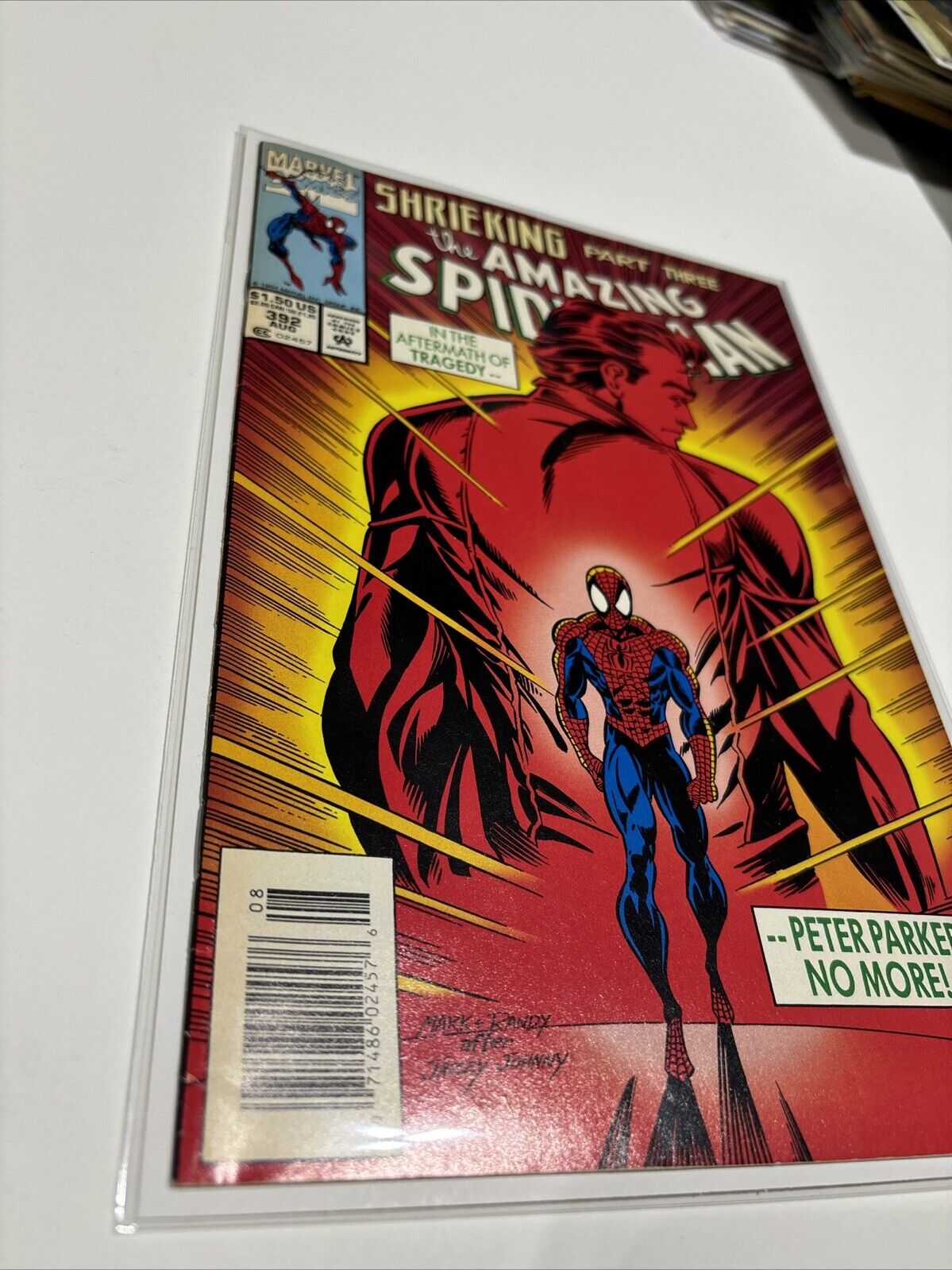 Amazing Spider-Man #392 (Marvel Comics) Newsstand Shrieking Pt 3