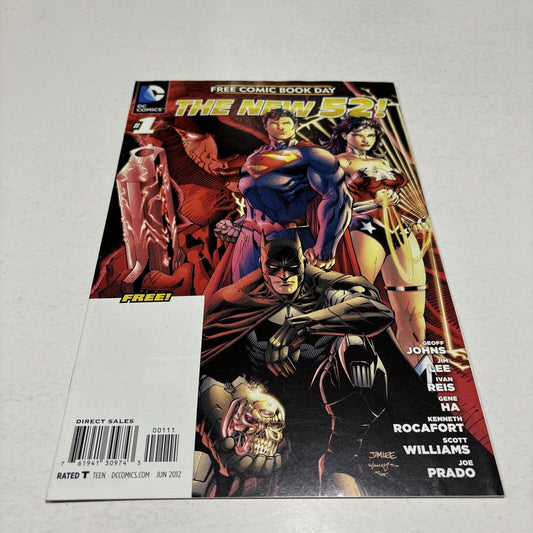 Superman New 52 - FCBD - DC 2012 - 1st Simon Baz App As Green Lantern Key