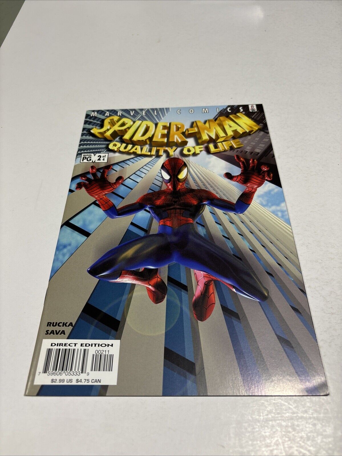 Spider-Man: Quality Of Life 1-4 Complete From 2002 NM Lizard, Greg Rucka