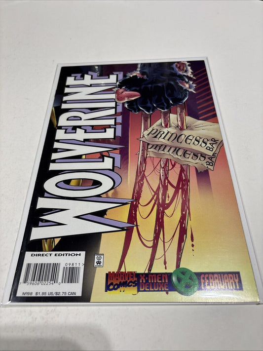 Wolverine #98 Vol 2 (Marvel 1988-2012) Deluxe Direct Edition