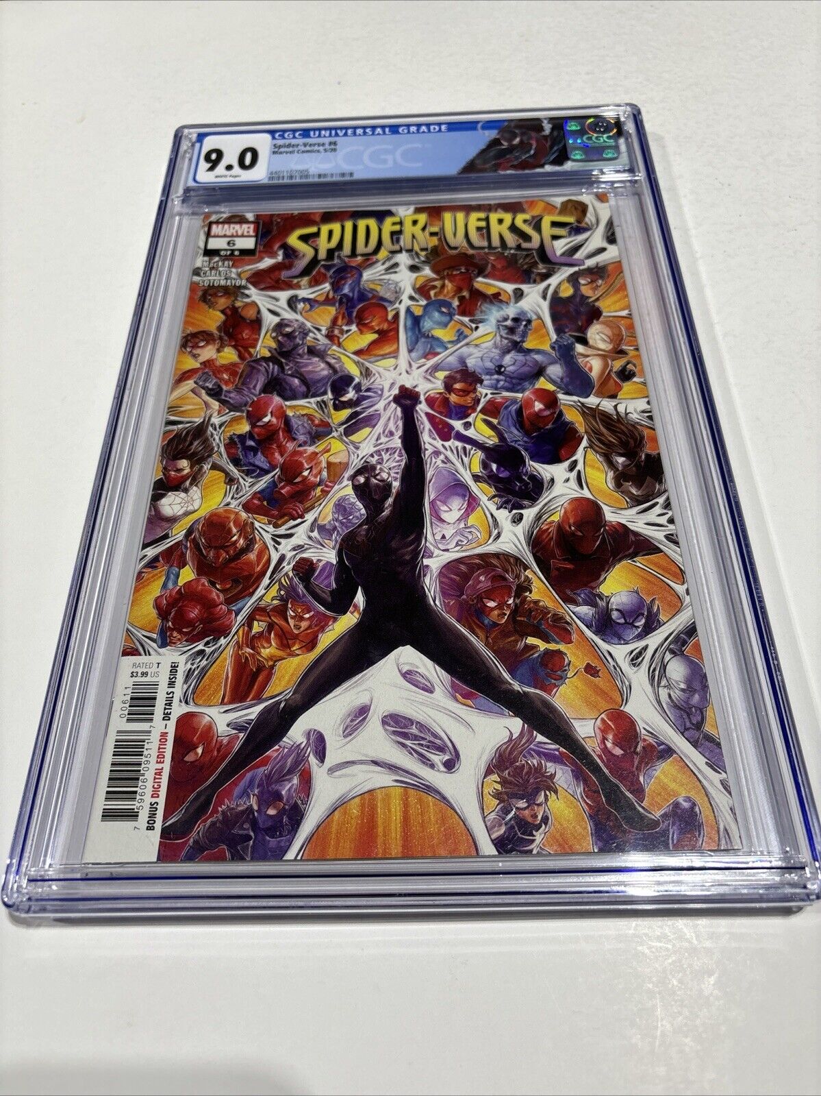 Spider-verse #6 - CGC 9.0 - Eight 1st appearances - Low print run