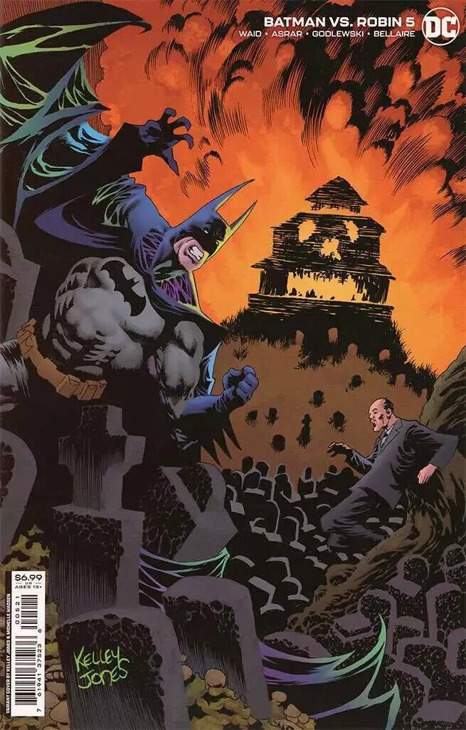 BATMAN VS ROBIN #5 COVER D Mark Waid Kelley Jones VARIANT (LAZARUS PLANET)