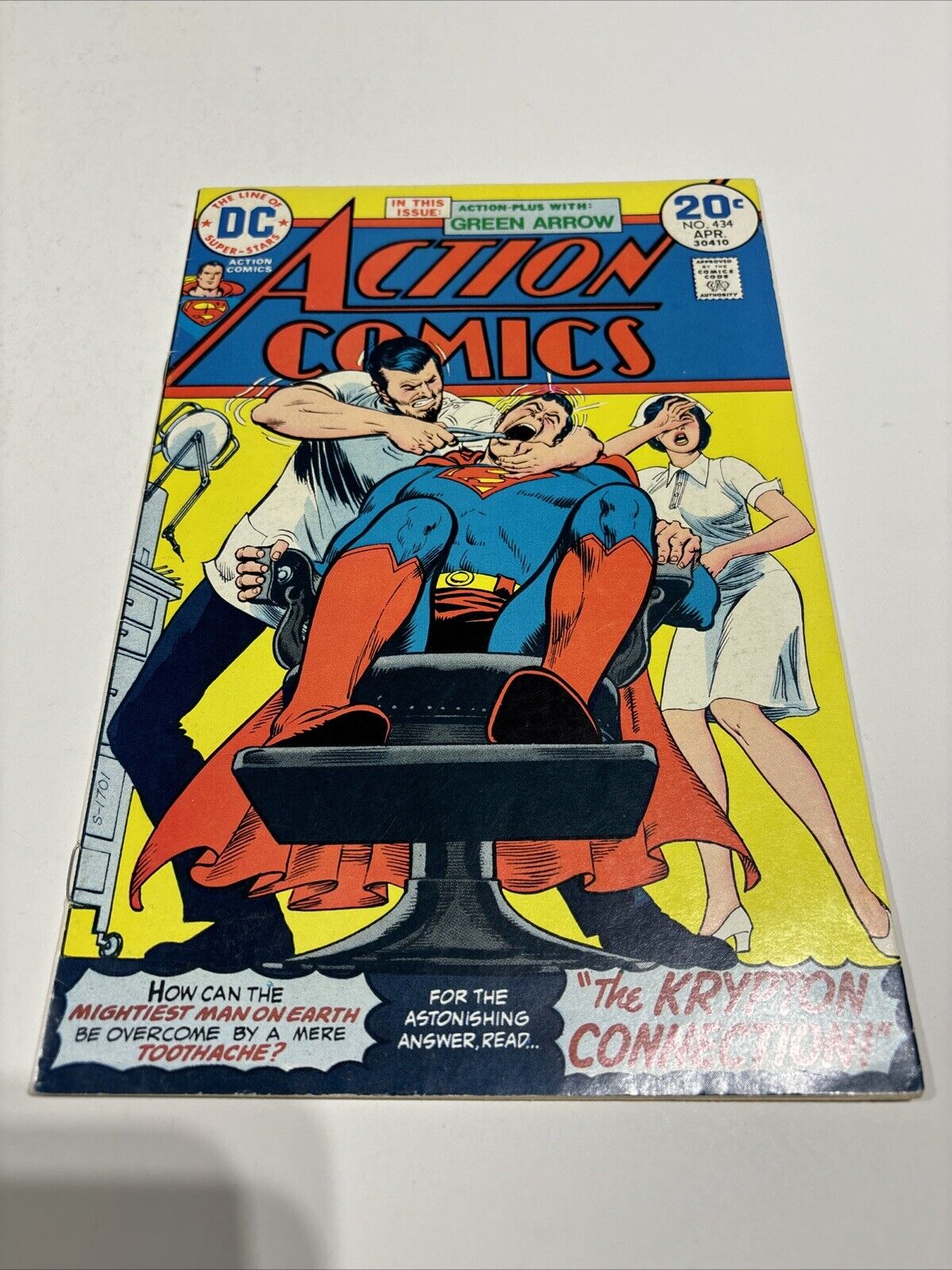 ACTION COMICS #434 SUPERMAN! +BLACK CANARY & ZATANNA Appearance! 1974 DC