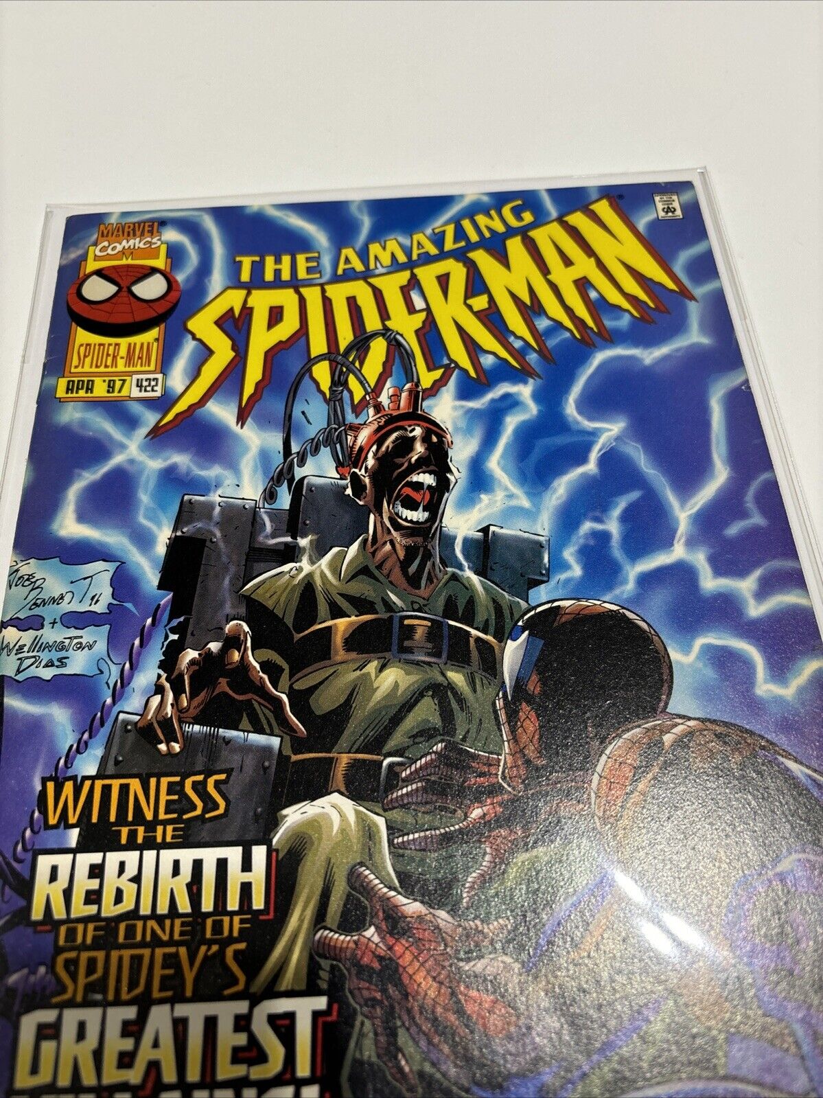 Amazing Spider-Man #422 (Marvel Comics) Newsstand Greatest villains Rebirth