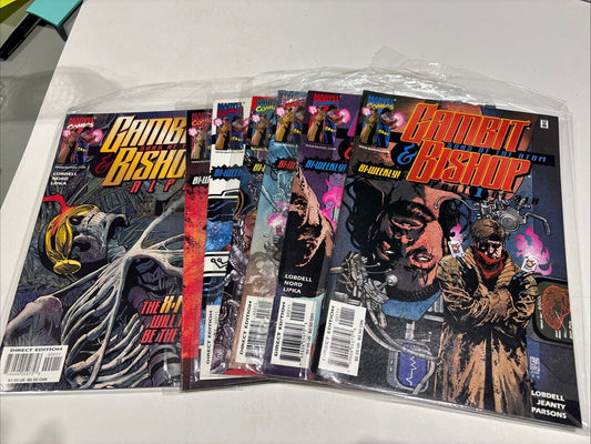 Gambit and Bishop Sons of the Atom #1-6  And Alpha Complete Set (Marvel 2001)