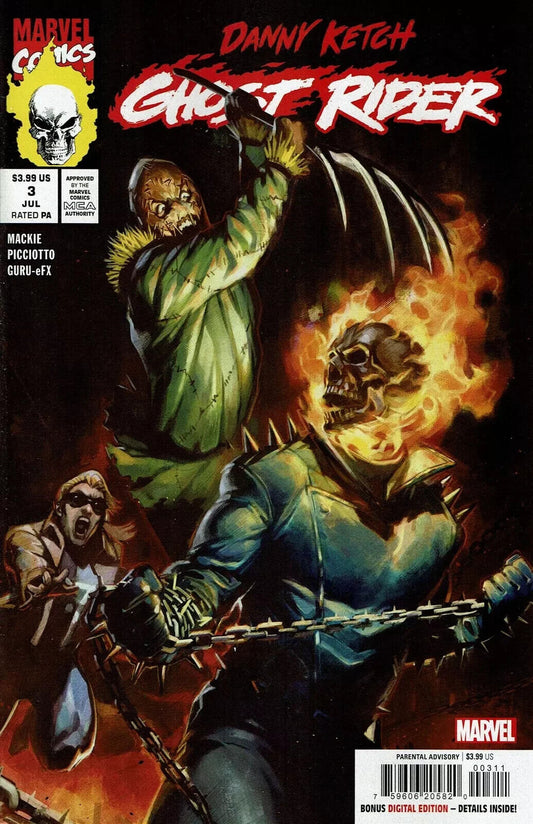 Ghost Rider: Danny Ketch (2nd Series) #3 NM; Marvel | Scarecrow