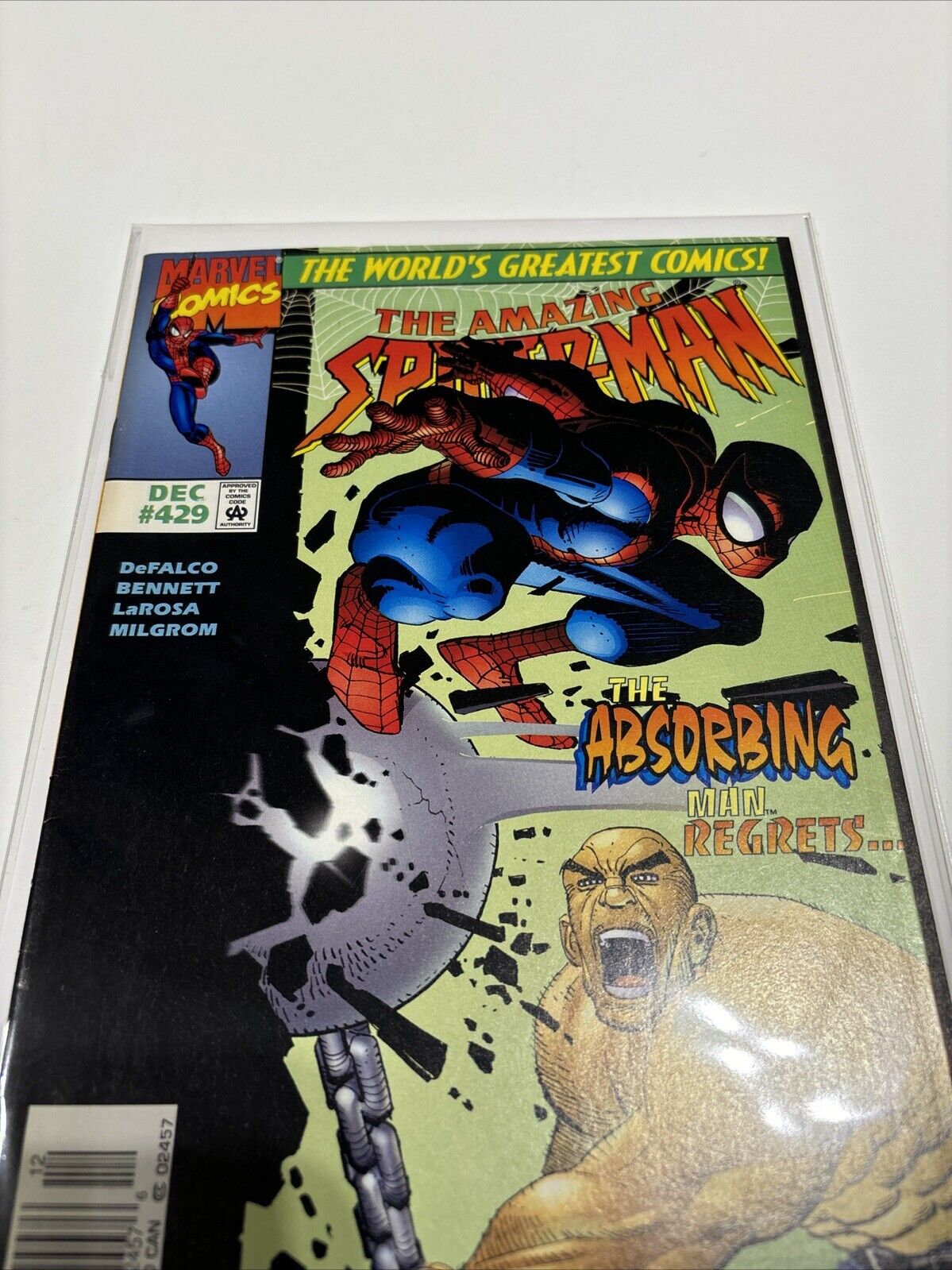 Amazing Spider-Man #429 (Marvel Comics) Newsstand The Absorbing Man