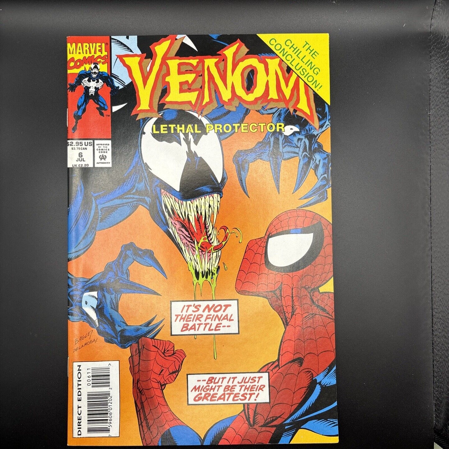 Venom: Lethal Protector #6 (Marvel Comics July 1993)