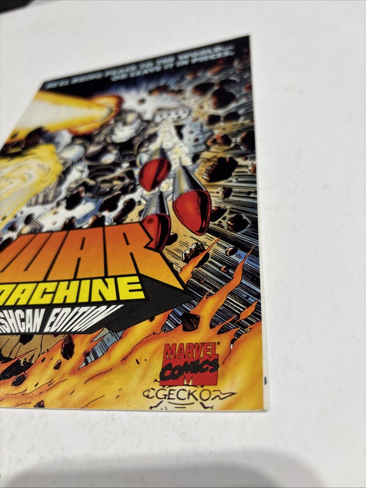 War Machine Vol. 1 #0 Ashcan Edition (1994) “War. Tyranny. Starvation. Race. Hat