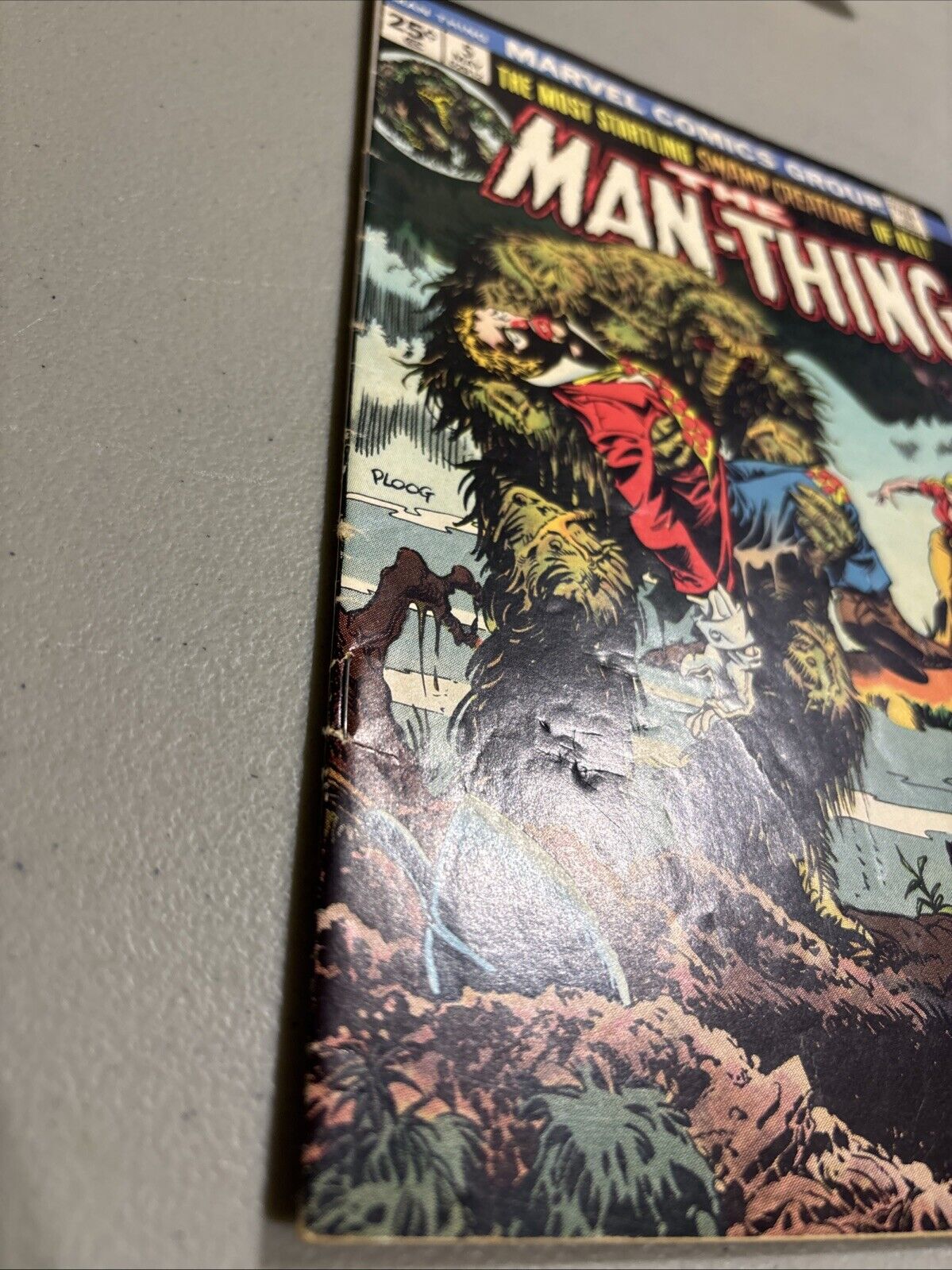 The Man-Thing #5 (Marvel 1974) Ploog cover, Night of the Laughing Dead