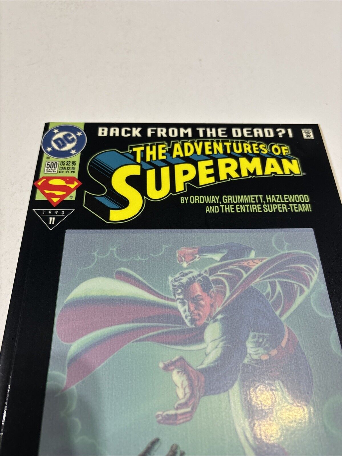 Adventures of Superman #500 Collector's Edition. DC, 1993. KEY. NM+