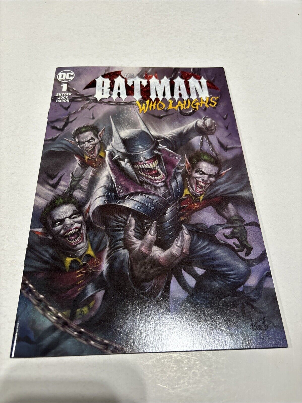 BATMAN Who LAUGHS #1 (2018) 1st GRIM KNIGHT (Limited to 3000) Near Perfect (9.8)