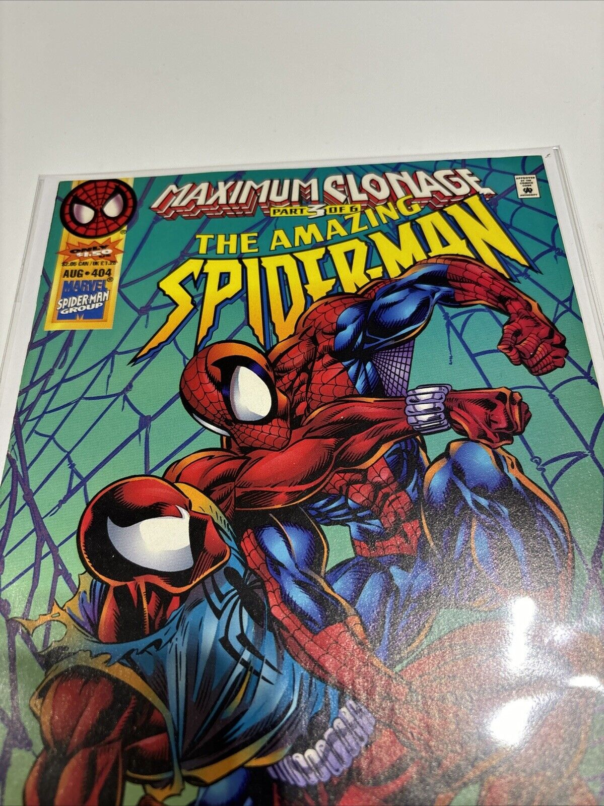 Amazing Spider-Man #404 (Marvel Comics) Newsstand Maximum Clonage