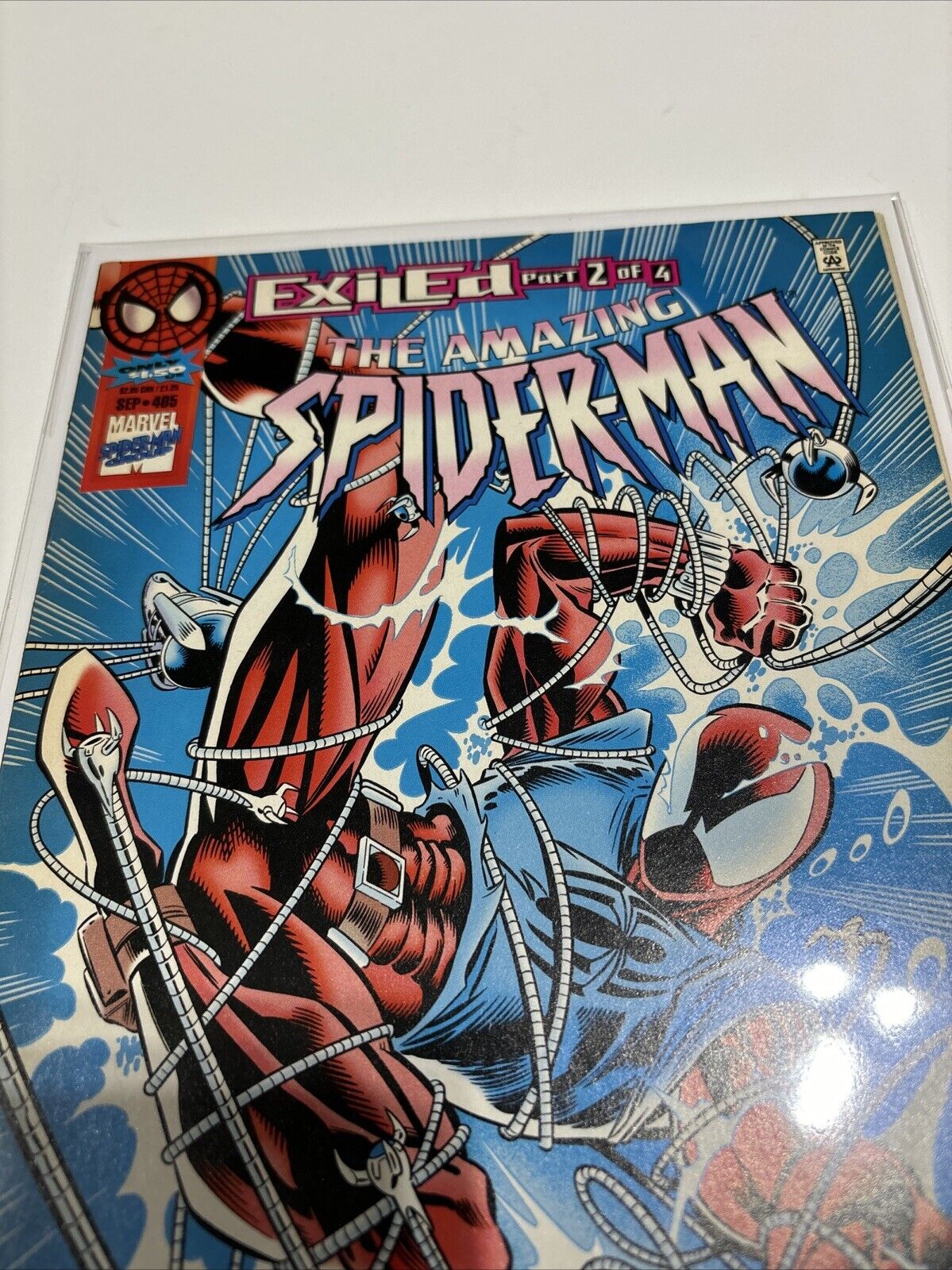 Amazing Spider-Man #405 (Marvel Comics) Newsstand Scarlet Spider