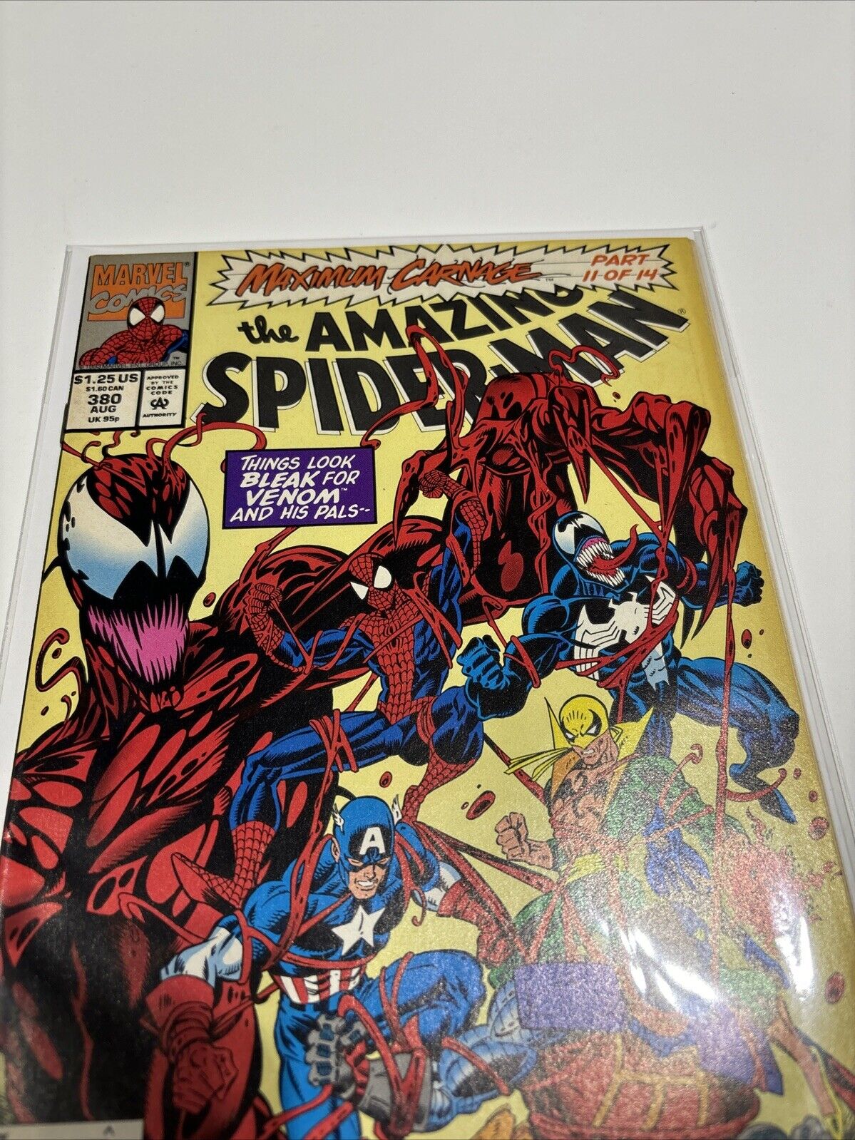 Amazing Spider-Man #380 (Marvel Comics) Maximum Carnage Pt 11