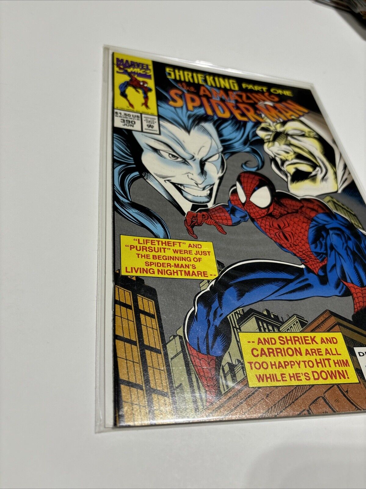 Amazing Spider-Man #390 (Marvel Comics) Shrieking Pt 1