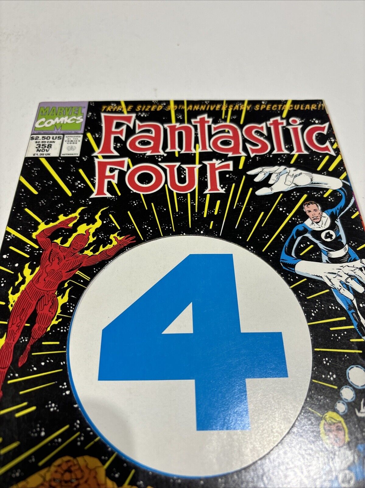 Fantastic Four #358 Marvel Comics November 1991) 1st App Paibok The Power Skrull