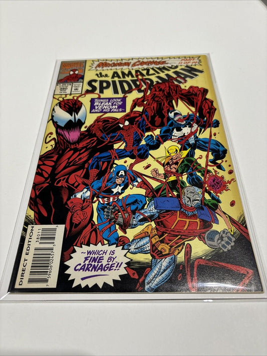 Amazing Spider-Man #380 (Marvel Comics) Maximum Carnage Pt 11