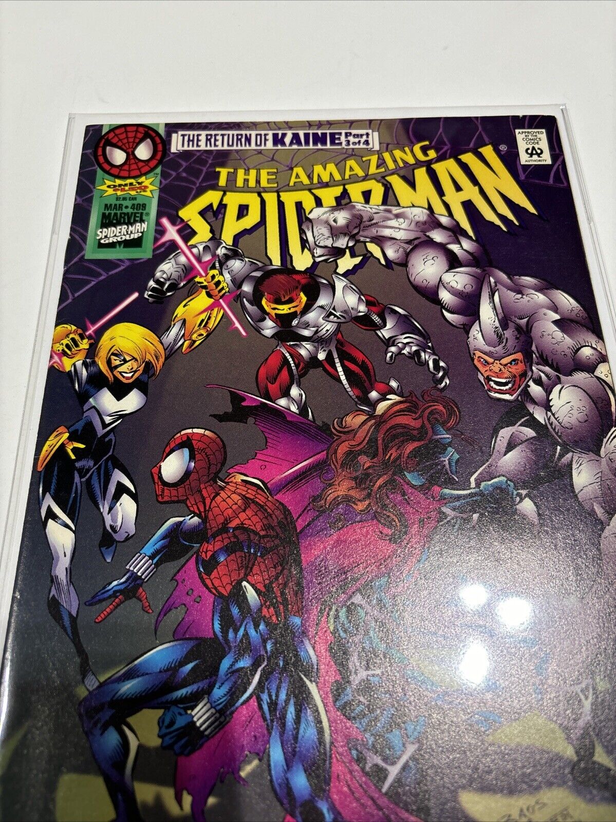 Amazing Spider-Man #409 (Marvel Comics) Newsstand Deadly Games