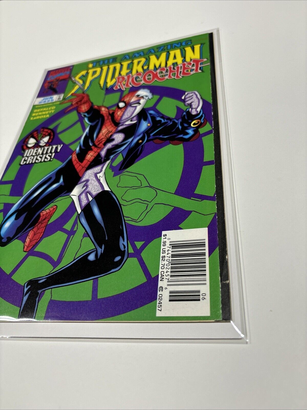 Amazing Spider-Man #435 (Marvel Comics) newsstand identity crisis