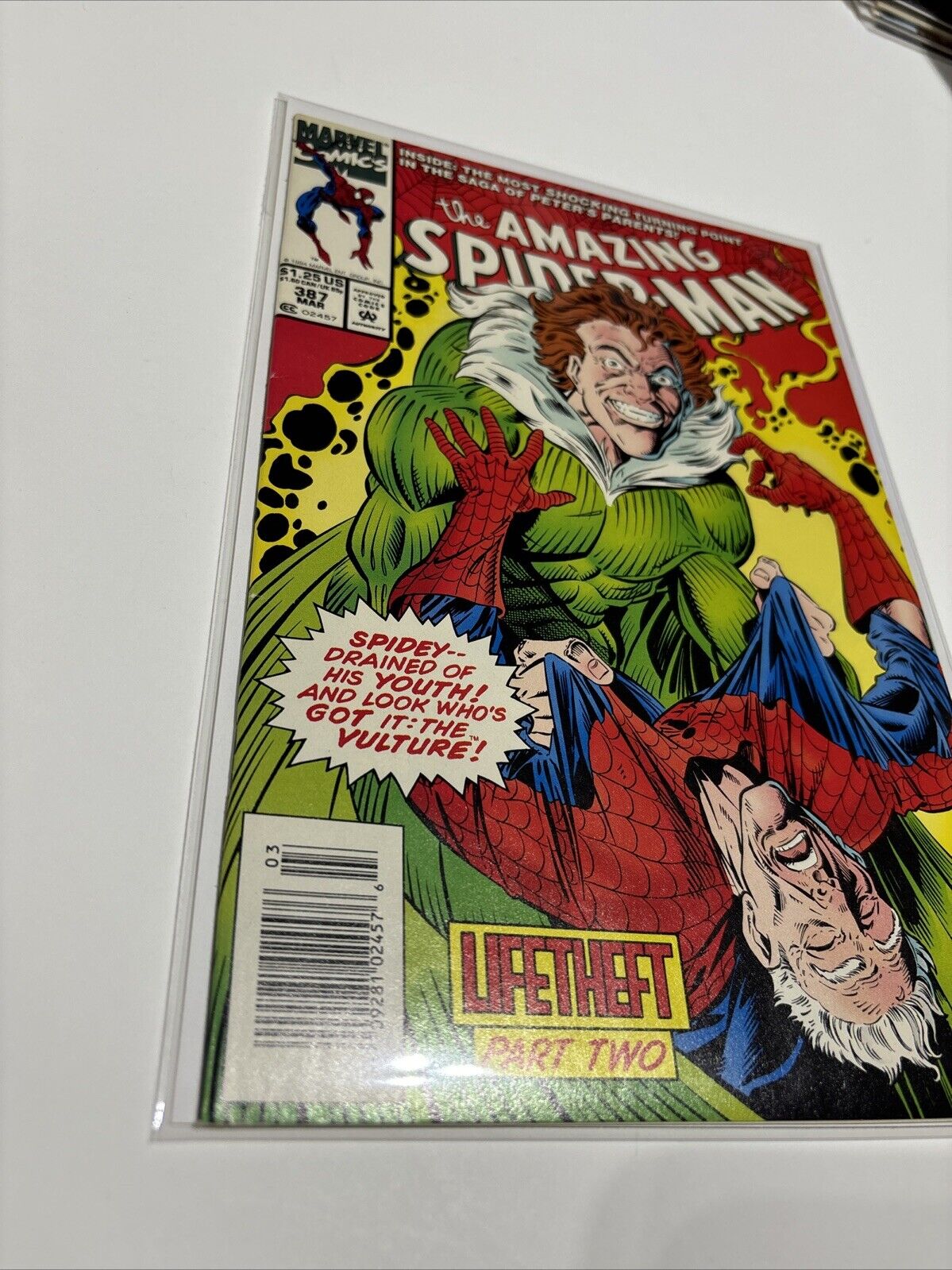 Amazing Spider-Man #386-388 (Marvel) Newsstand Vulture Complete set Eddie brock