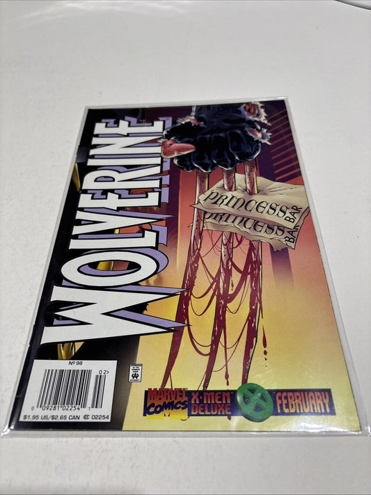 Wolverine #98 Vol 2 (Marvel 1988-2012) Newsstand Deluxe