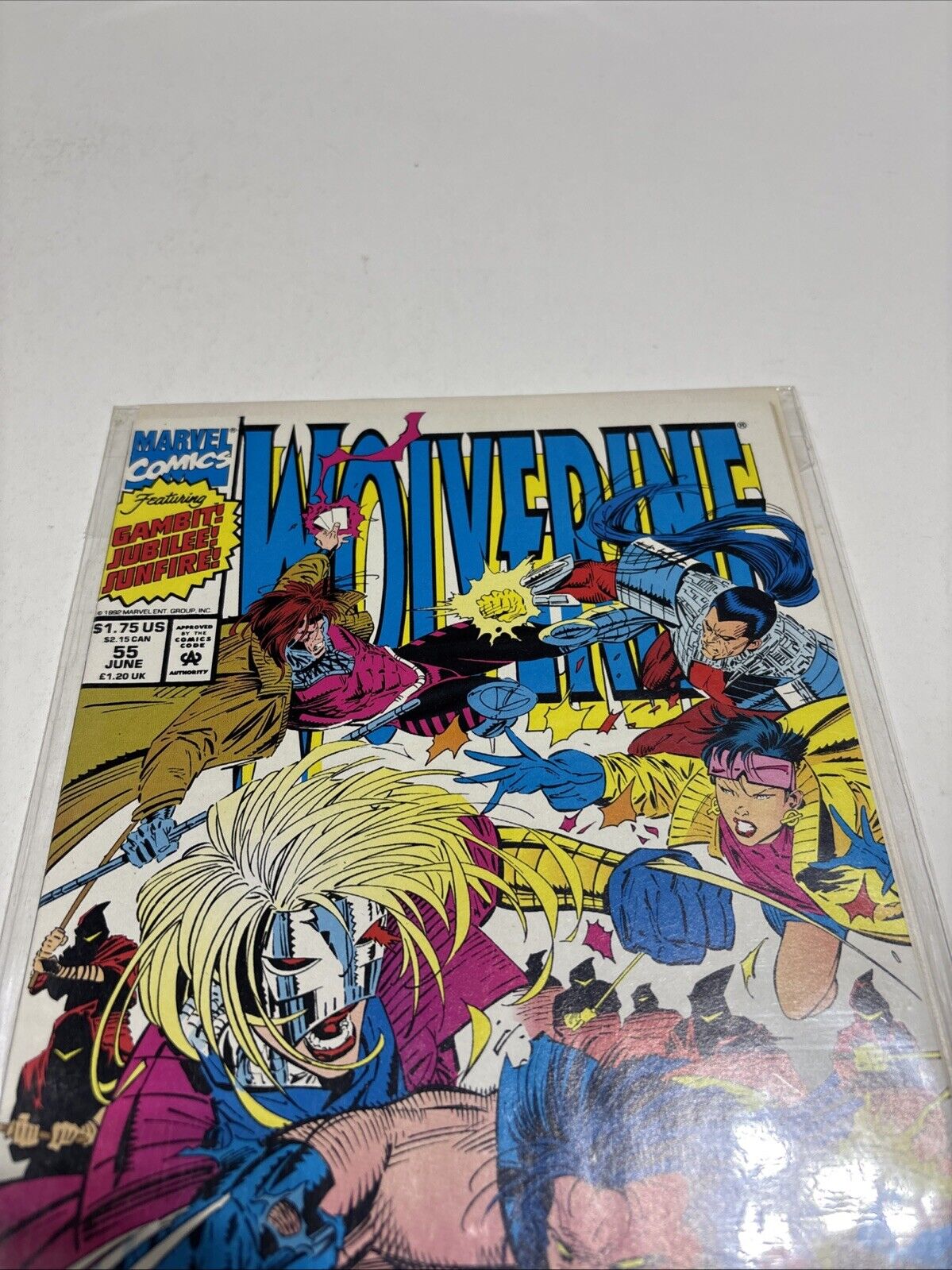 Wolverine #55 Vol 2 (Marvel 1988-2012) Gambit Jubilee Sunfire App