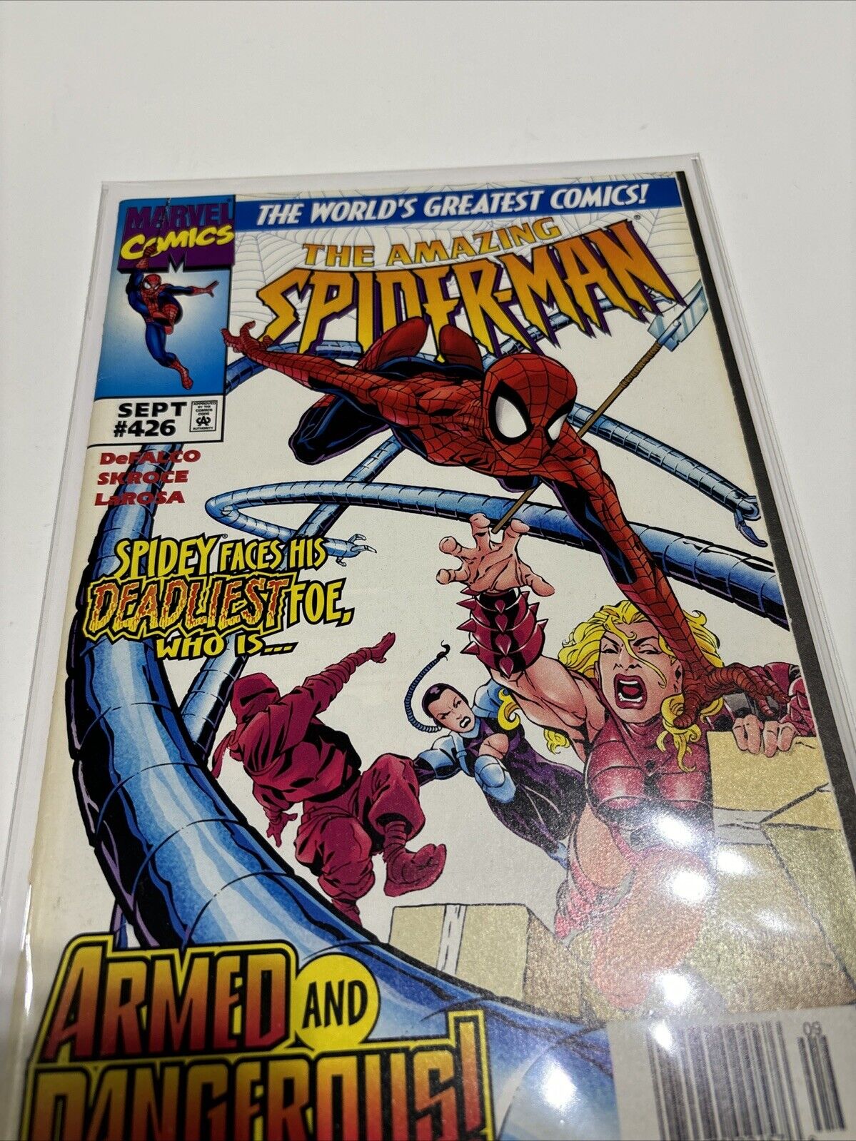 Amazing Spider-Man #426 (Marvel) Newsstand Armed and Dangerous