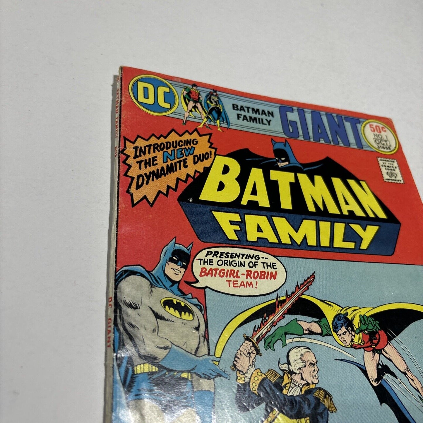 BATMAN FAMILY GIANT #1 #2 *1975* "The Origin Of The Batgirl-Robin Team!"