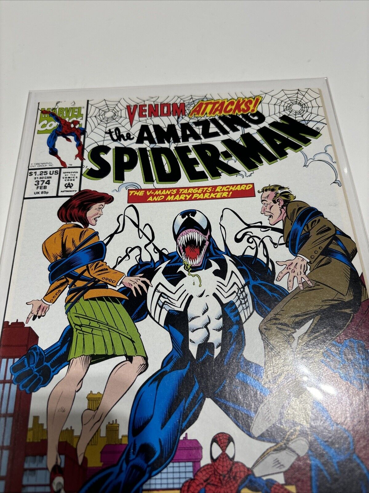 Amazing Spider-Man #374 (Marvel Comics) High Grade Venom App