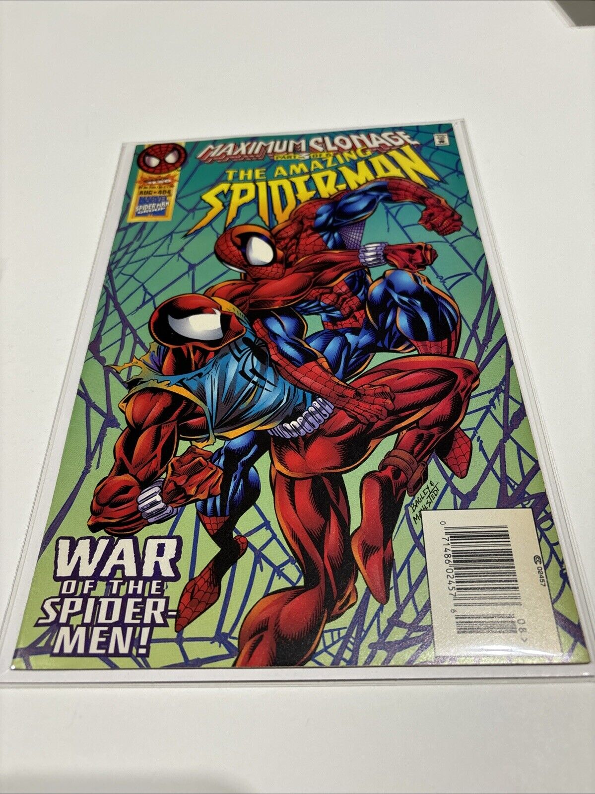 Amazing Spider-Man #404 (Marvel Comics) Newsstand Maximum Clonage