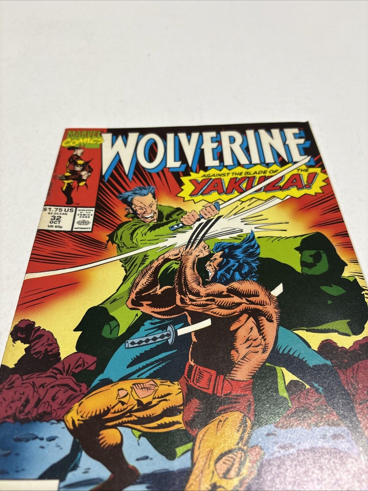 Wolverine #32 Vol 2 (Marvel 1988-2012) Wolverine Stabbed, Jean Grey App