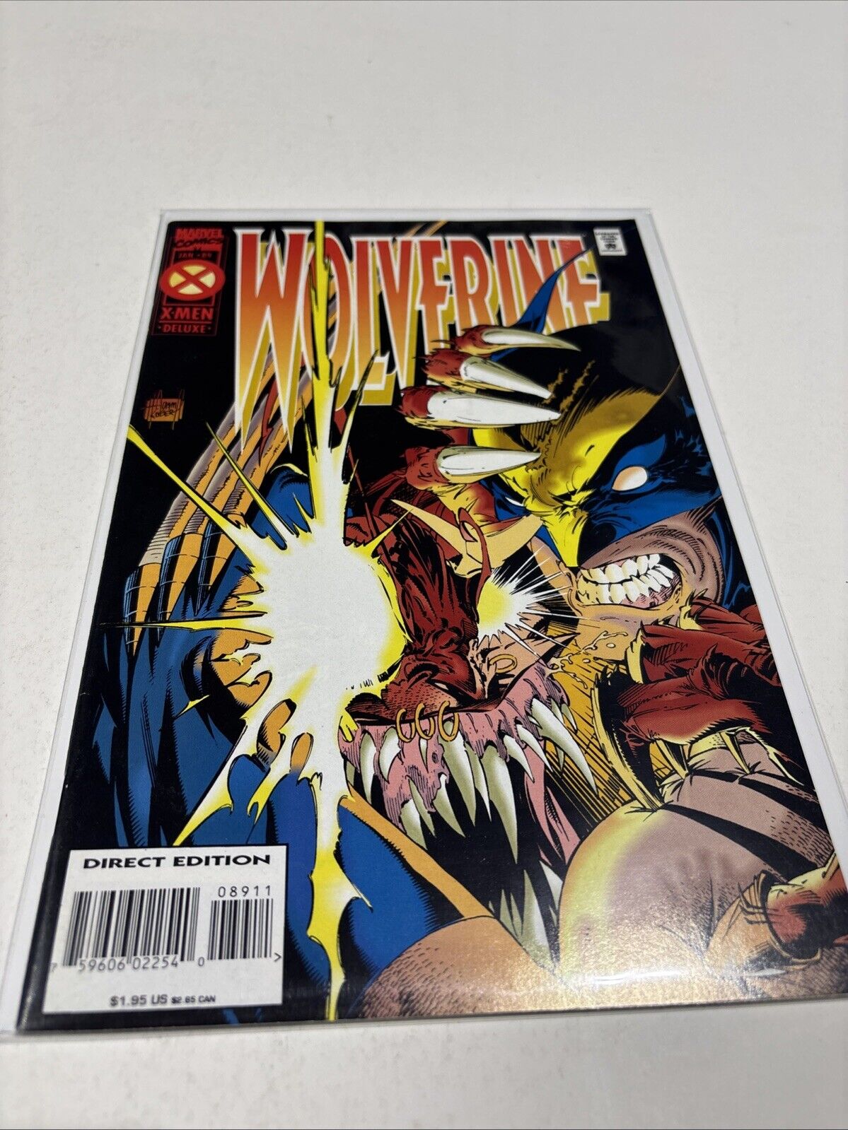 Wolverine #89 Vol 2 (Marvel 1988-2012) Adam Kubert Cover