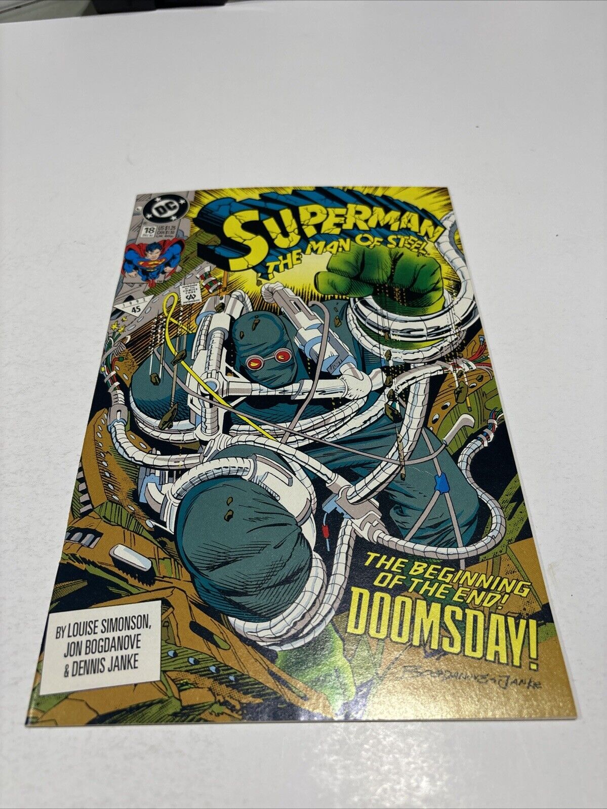 Superman: The Man of Steel #18 (DC 1992) Key Issue 1st Printing 1st App Doomsday