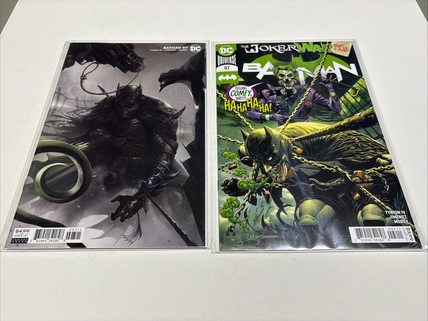 BATMAN 97 2020 JOKER WAR Jimenez Main + Francesco Mattina Var DC HARLEY QUINN