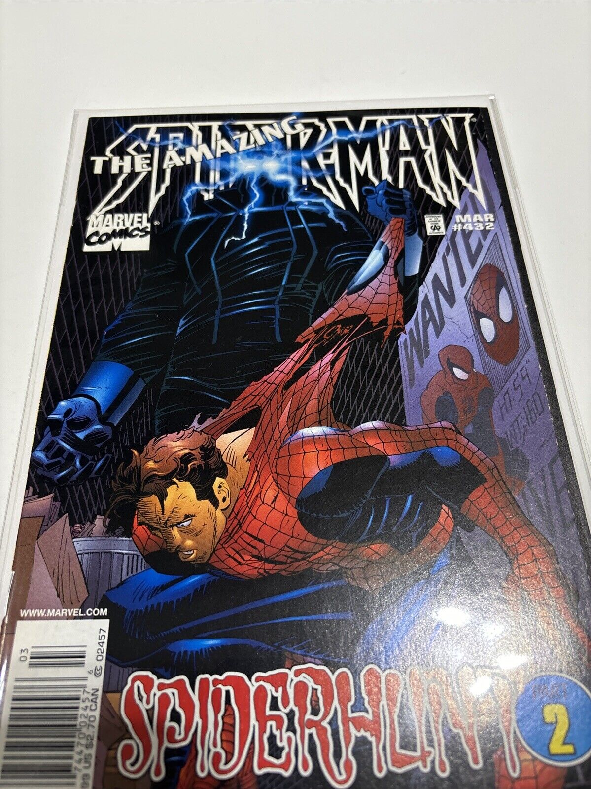 Amazing Spider-Man #432 (Marvel Comics) Newsstand 1st full App Tarantula