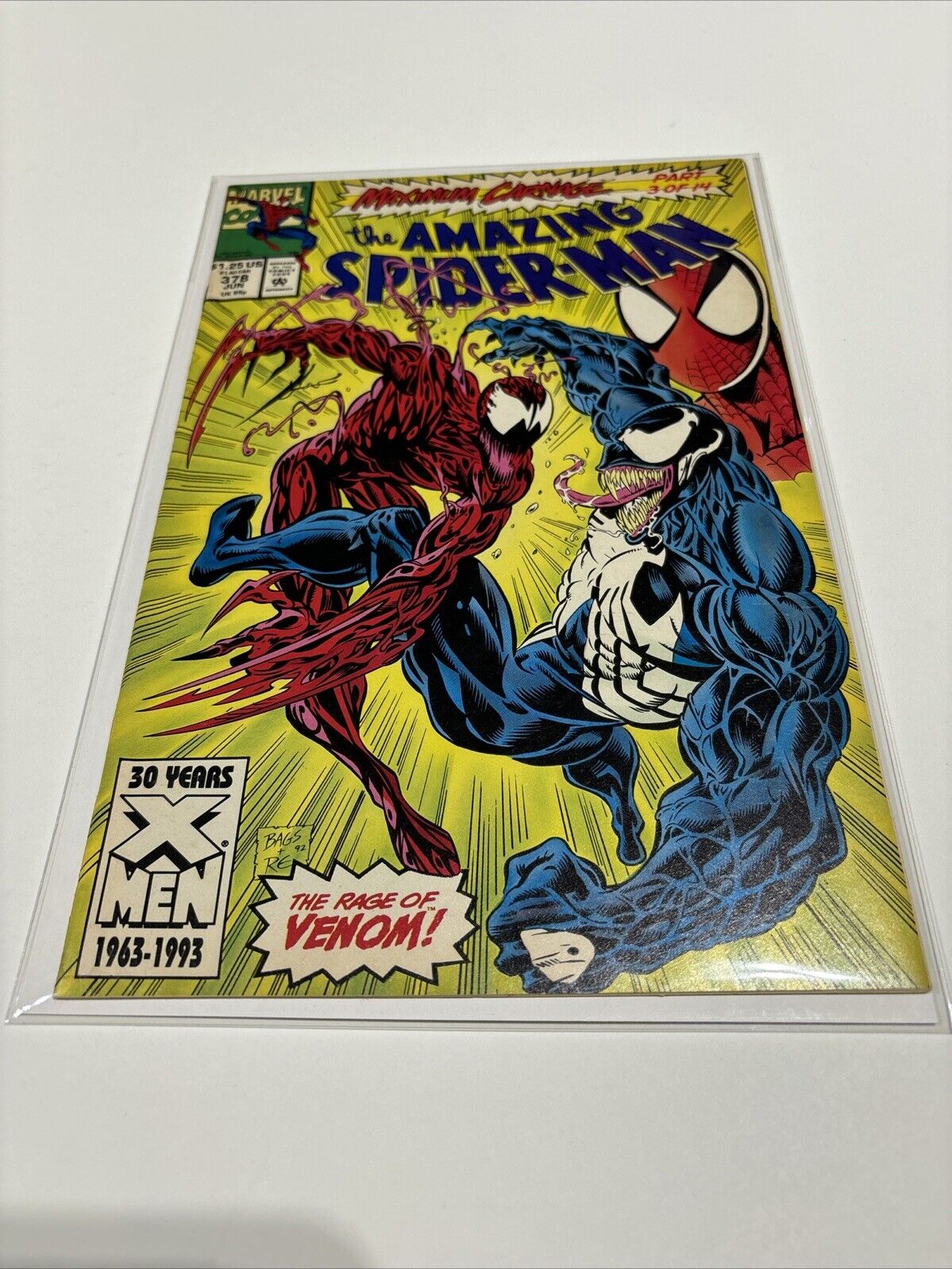 Amazing Spider-Man #378 (Marvel Comics) Maximum Carnage Pt 3