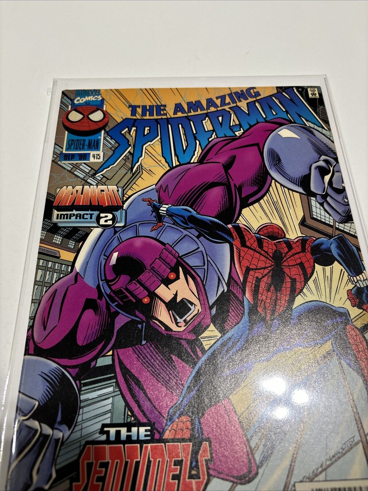 Amazing Spider-Man #415 (Marvel Comics) Newsstand The Sentinels