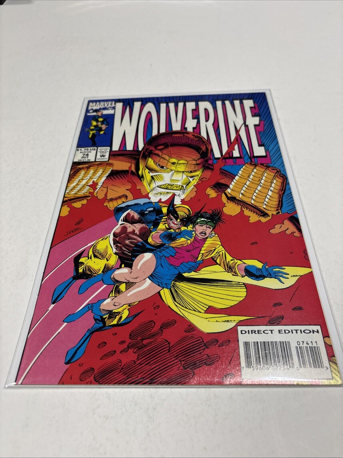 Wolverine #74 Vol 2 (Marvel 1988-2012) Jubilee Sentinels APP