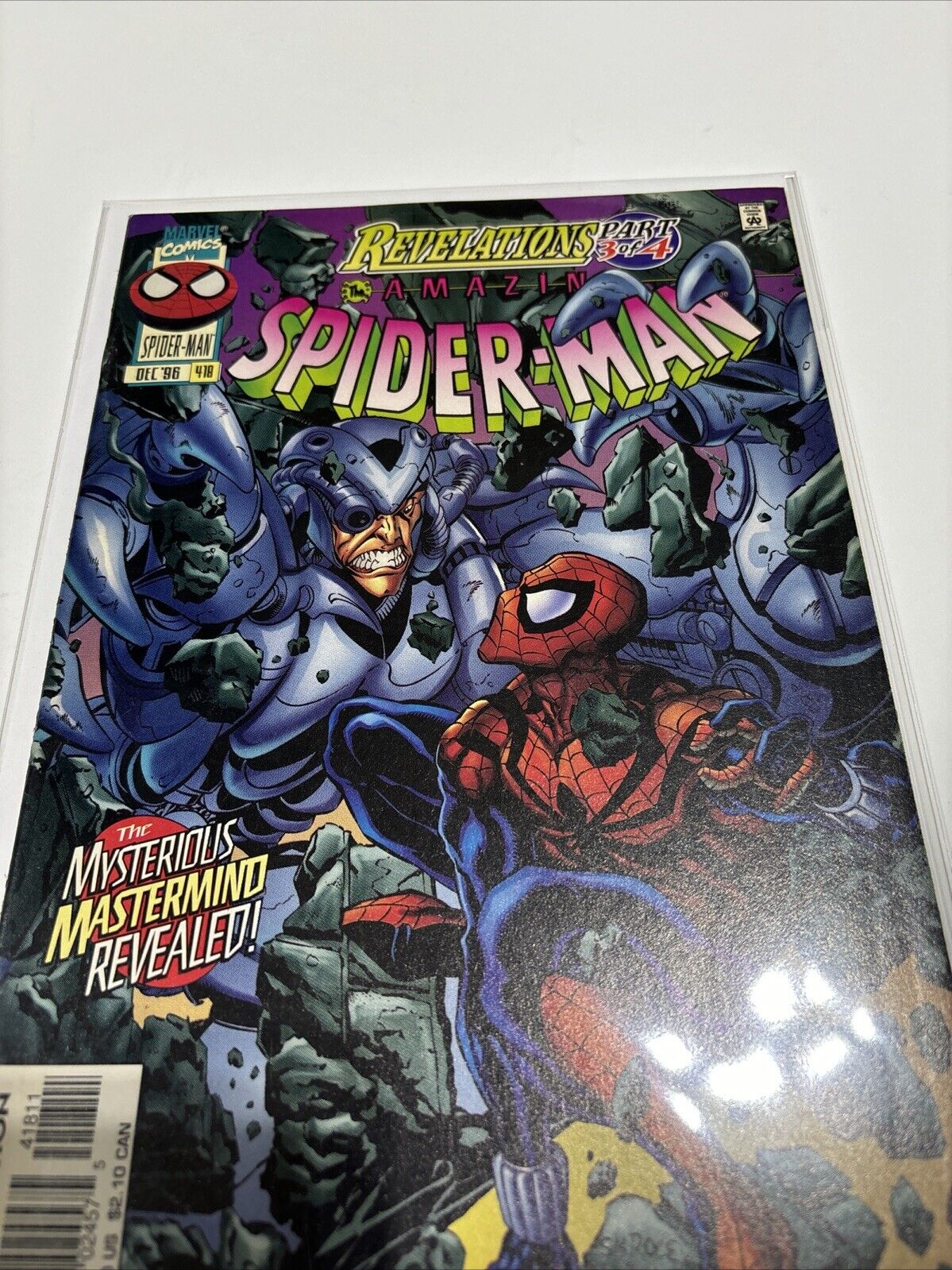 Amazing Spider-Man #418 (Marvel Comics) Mysterio Revelations Pt 3