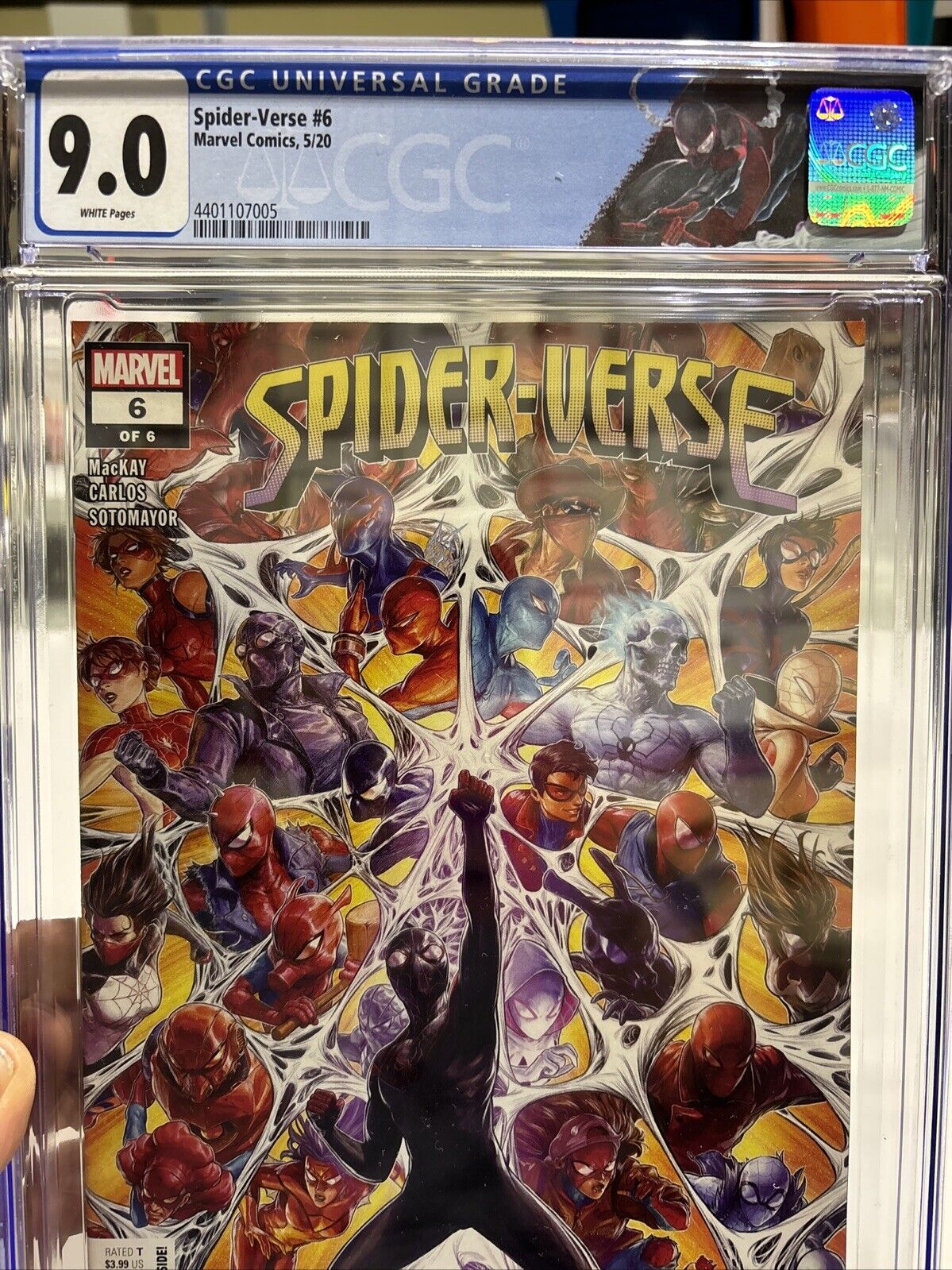 Spider-verse #6 - CGC 9.0 - Eight 1st appearances - Low print run