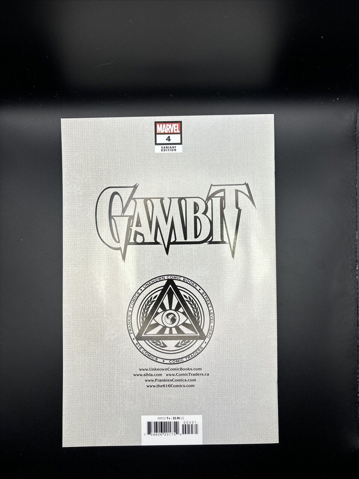 Gambit #4 (Marvel Comics December 2022) Daniel Trade Dress Variant